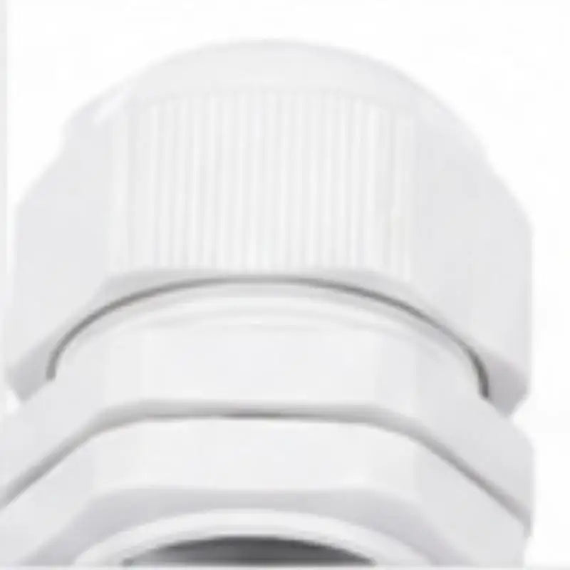 10Pcs Waterproof Cable Gland, IP68 Cable Entry, PG25 Nylon Plastic Connector White & Black for 3-6.5mm Cable Oasis Select
