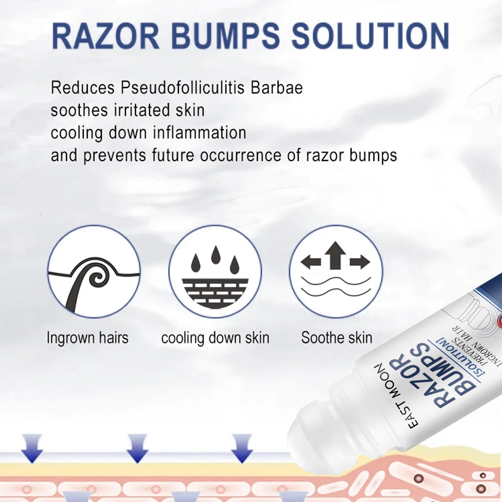 After Shave Repair Lotions Prevent Ingrowns Hair Treatment Smooth Body Skin Reduce Dark Spots Redness Serum for Vanish Pimple Oasis Select