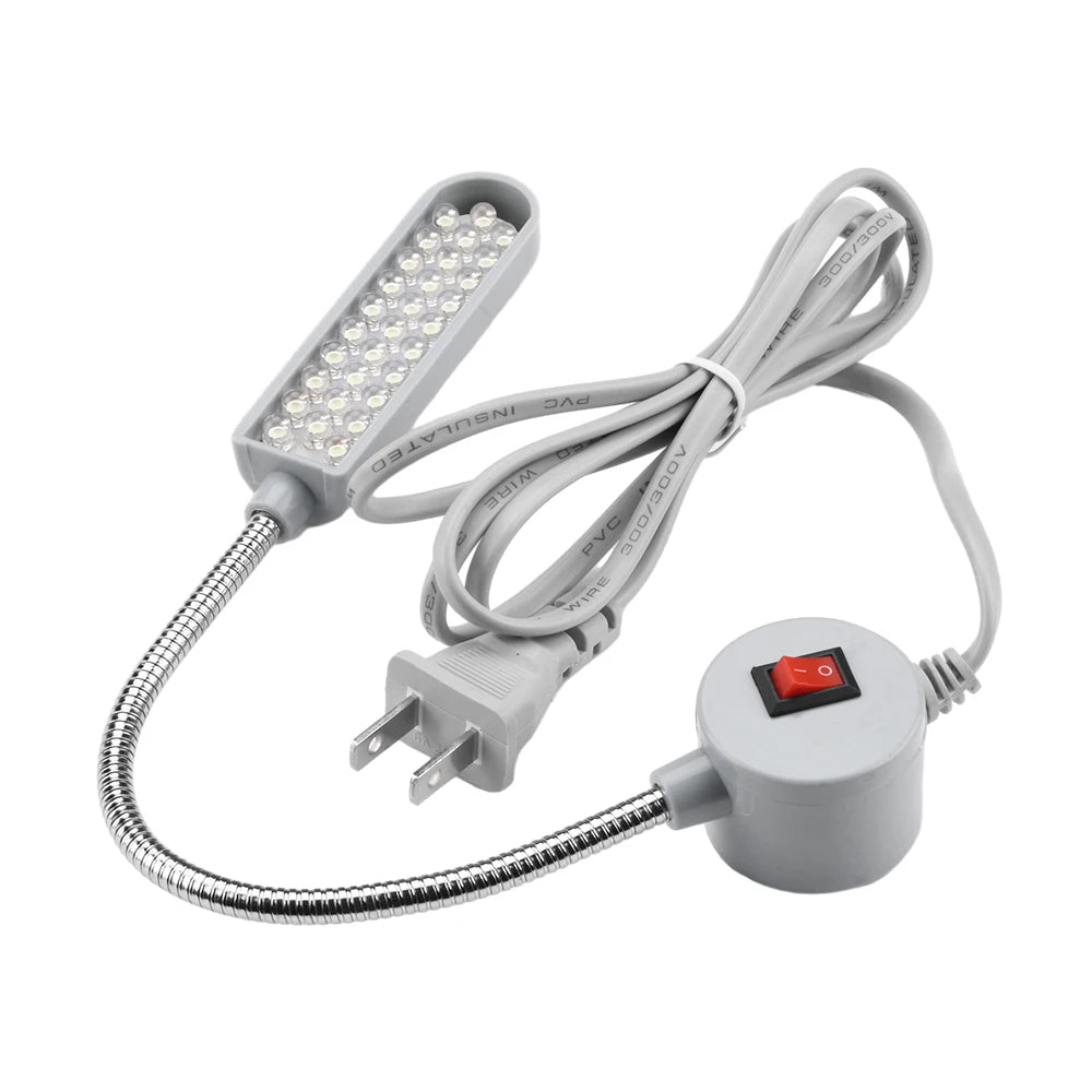 LED Ceiling Light With 30 Light Beads Sewing Machine Multifunctional Work Lamp for Lathes Drill Presses Workbenches Oasis Select US Plug
