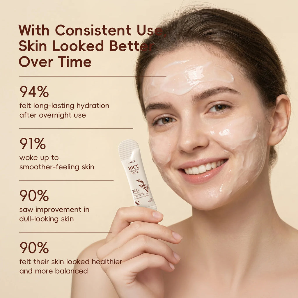 Rice Pulp Brightening Sleep Mask | Korean Skincare Sleeping Face Mask Oasis Select