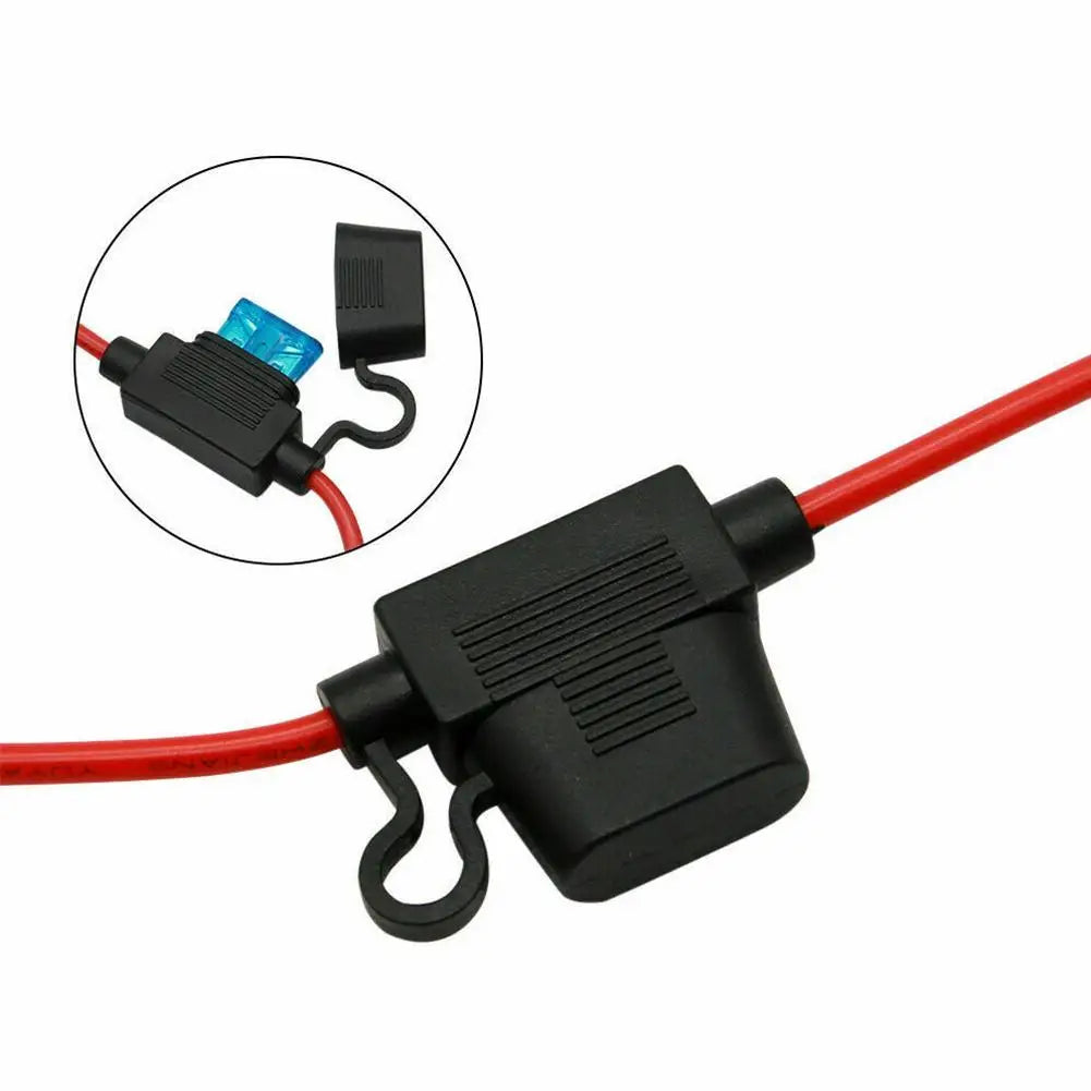 Charger Cable For Motorcycle Battery Terminal To SAE Quick Extension Cable With 10A Fuse O Connector Battery Charger Adapter Oasis Select