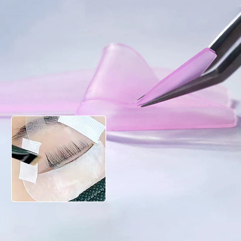 1Pair Ultra Thin Silicone Eyelash Perm Pads Lashes Rods Shield Lifting 3D Eyelash Curler Accessories Applicator Makeup Tool Oasis Select