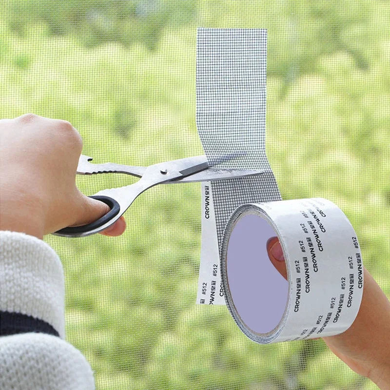 Fix Net Window Home Adhesive Anti Mosquito Fly Bug Insect Repair Screen Wall Patch Stickers Mesh Window Screen Window Net Mesh Oasis Select