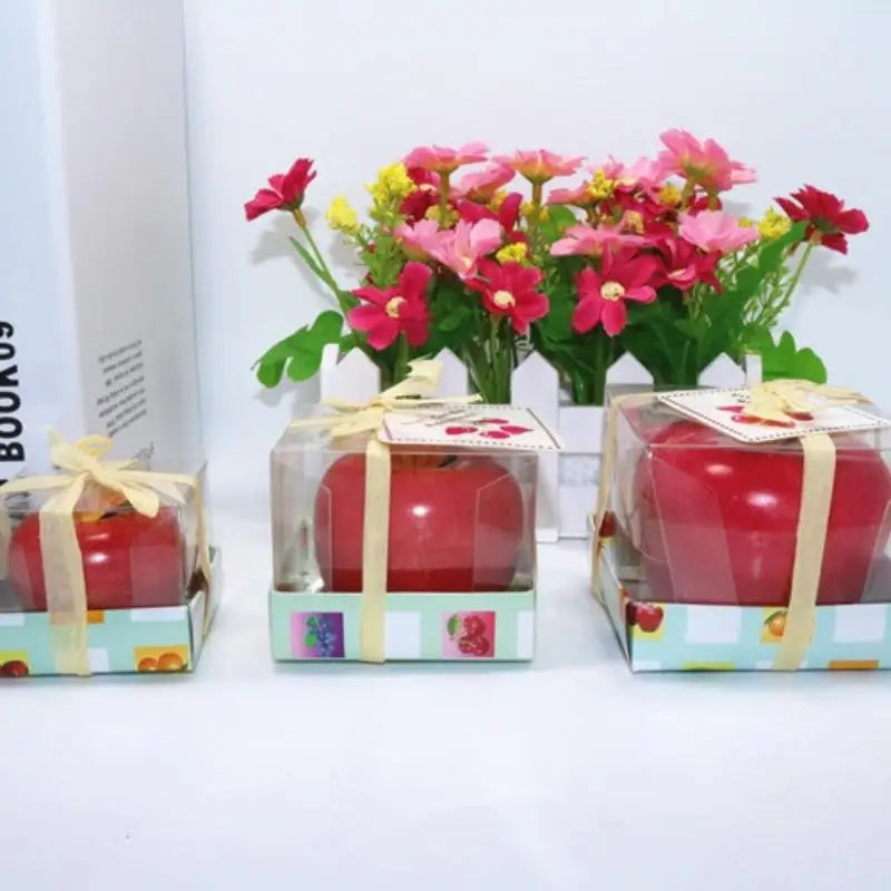 3D Realistic Apple Scented Candle | Aromatherapy Gift Décor