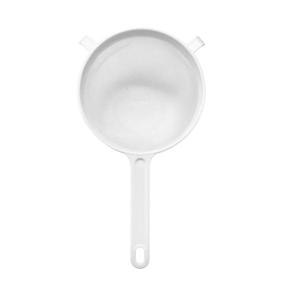 Kitchen Nut Milk Filter Handheld Plastic Sieve Tea Strainer Flour Sifter Filter Coffee Filter Colanders Kitchen Tools Oasis Select 15CM