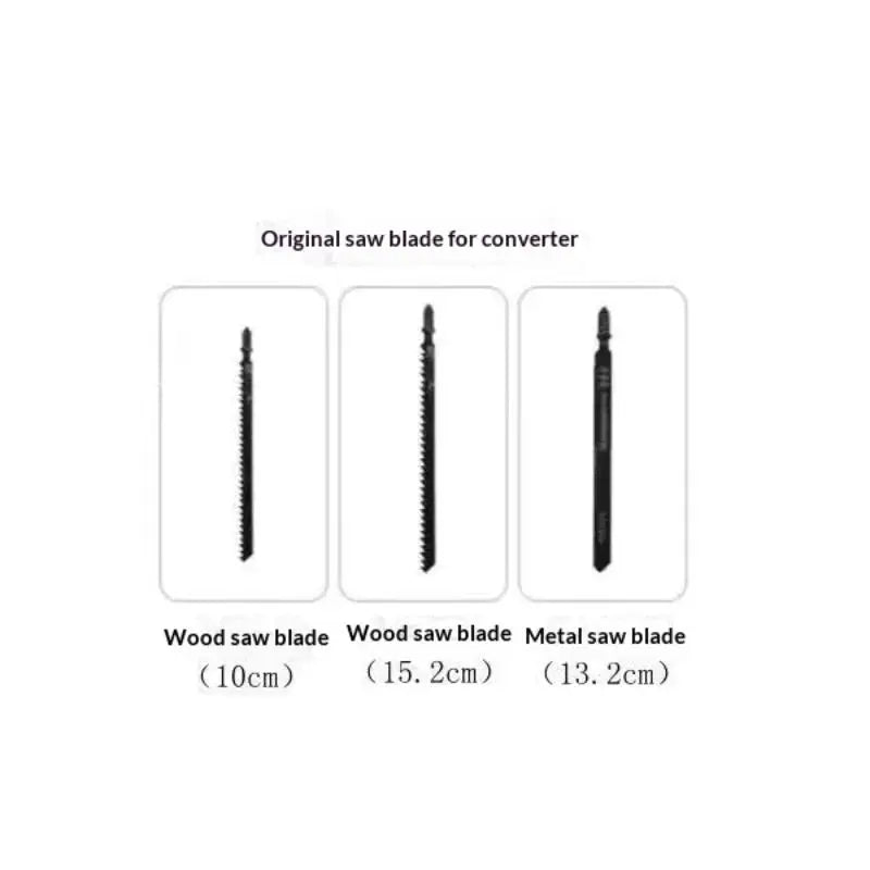 Power Tool Package for Cutting, Wood, PVC, Steel Pipe with Reciprocating Saw and Electric Drill Adapter Oasis Select 3pcs saw blade
