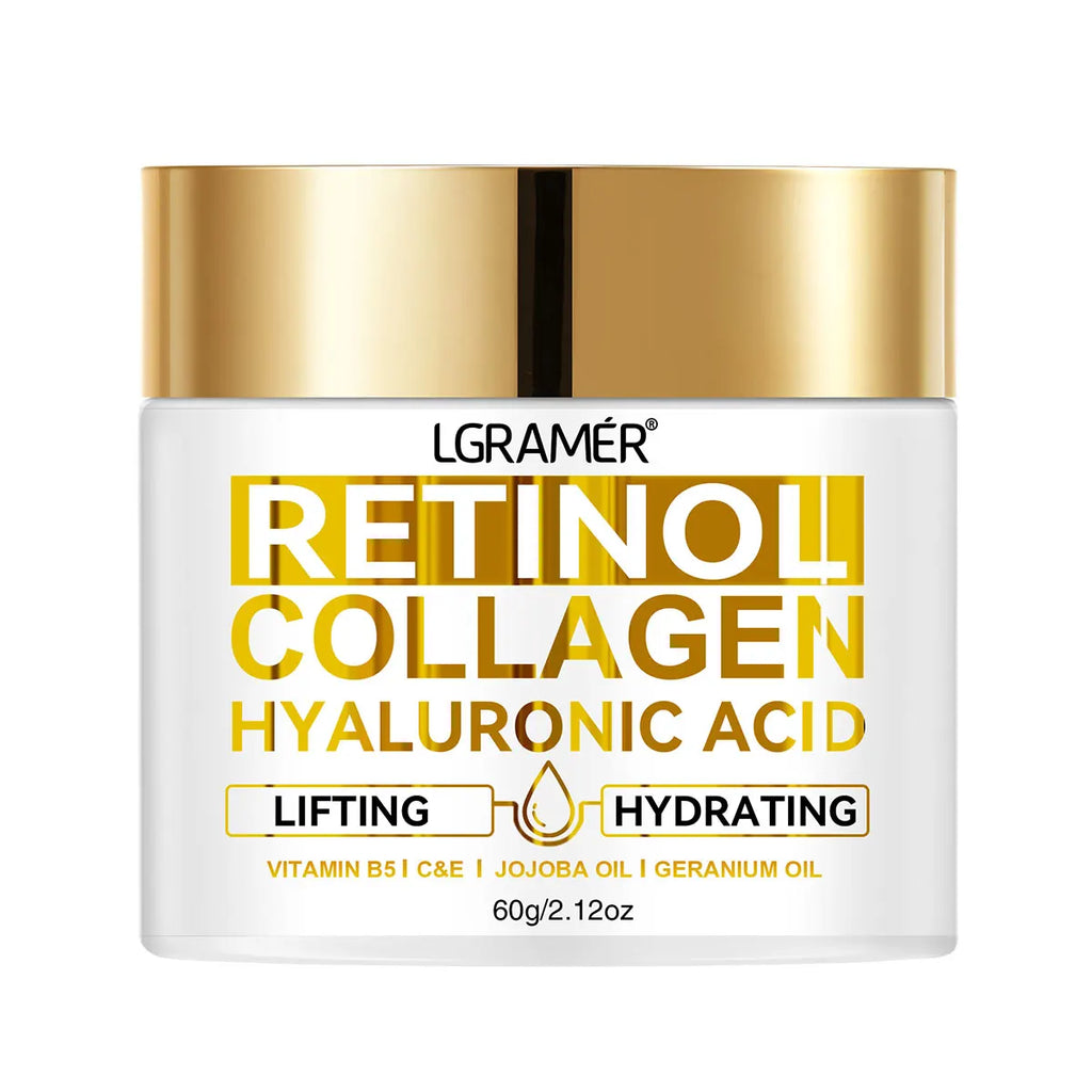 Retinol Anti Aging Face Cream Moisturizing Wrinkle Remover Collagen Hyaluronic Acid Creams Skin Care Cosmetic 30&60ML Oasis Select 60g