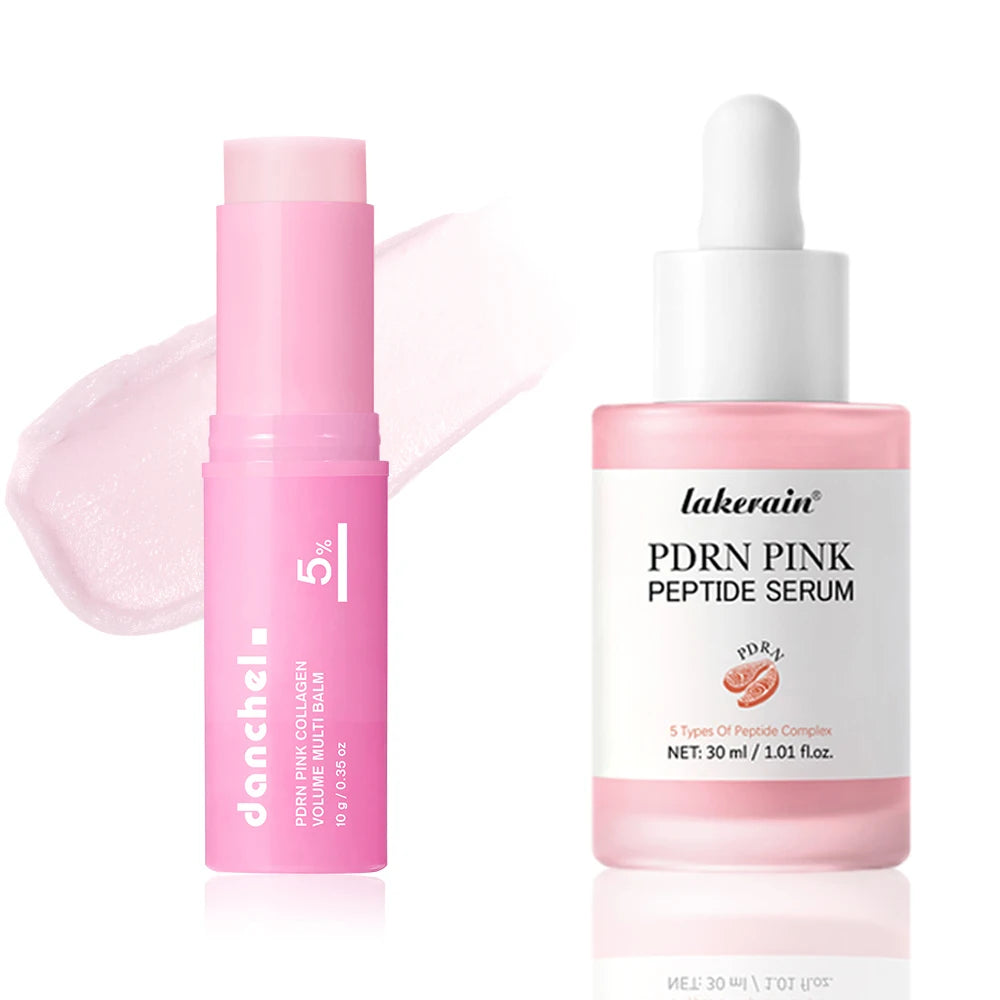2pcs PDRN Pink Collagen & Salmon DNA PDRN Pink Peptide Serum Anti Aging Firming Hydrating Moisturizing Korean Skincare kit Oasis Select 1set