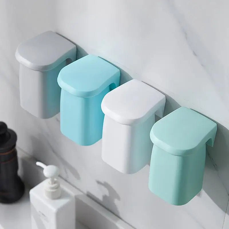 1pc Japanese Style Minimalist Magnetic Mouthwash Cup Wall Mounted Toothbrush Storage Rack Brushing Cup Washing Cup Dental Ja Oasis Select