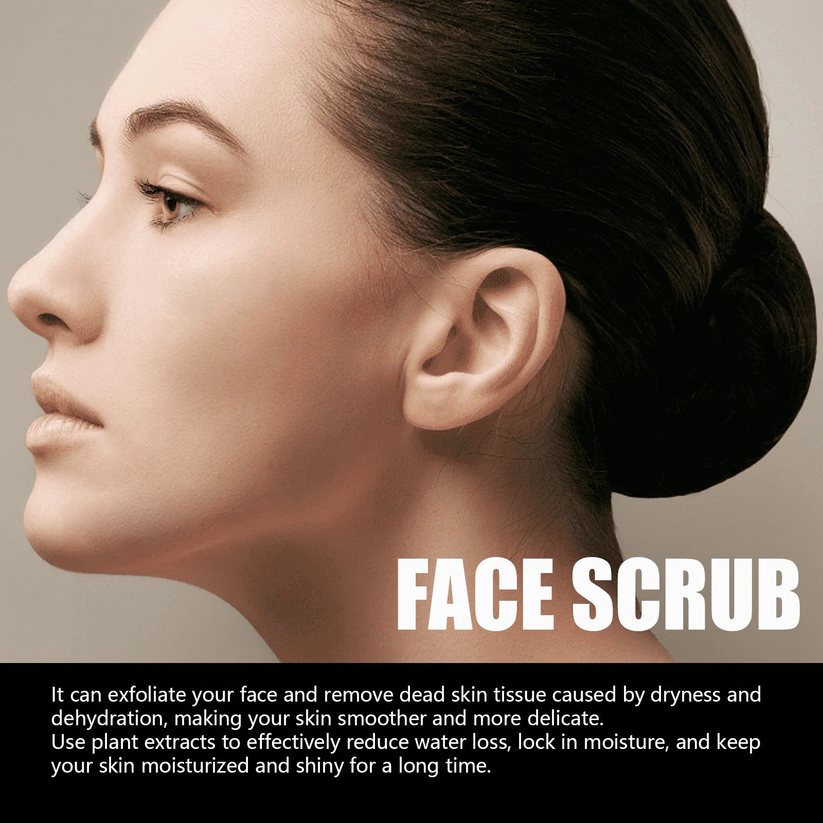 EELHOE Facial Scrub Soften Cutin Removal Dead Skin Repair Face Moisturizer Skin Smooth Shrink Pores Tightening Skin Care Scrub Oasis Select