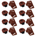 4/8 Pairs Cabinet Sliding Door Gear Wheel Gear Circuit Board Indoor Panel Kit Sliding Door Guide Furniture Wardrobe Roller Oasis Select 8 Pair