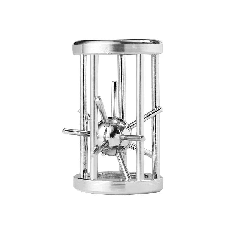 Lock Unlock Cage Star Metal Brain Teasers Kids Adults IQ Challenge Games To Test Your Patience Toys Hobbies Rompecabezas Oasis Select Cage Star