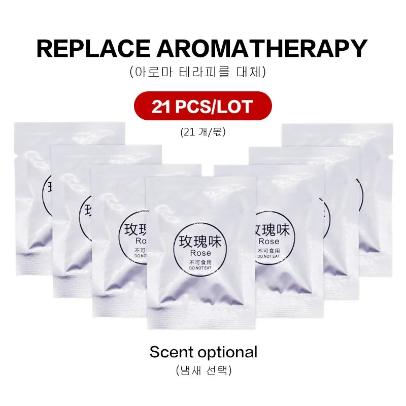 7/14/24PCS Car Air Freshener Export Car Air Conditioner Outlet Solid Perfume Car Perfume Stick Refill 7 Flavor Car Air Freshener Oasis Select 21Pcs Rose