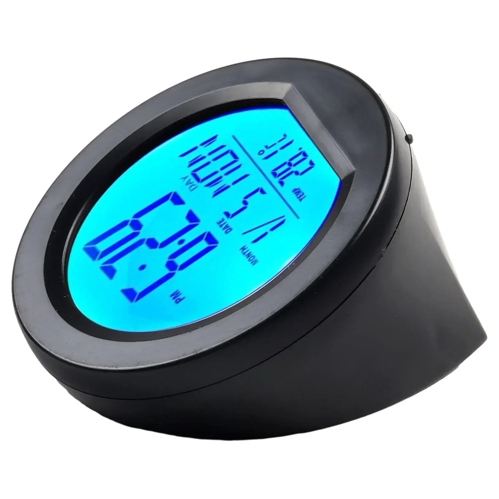 Brand New Car Clock Car&Truck Parts 0-50C Degrees Easy To Install Plastic 12/24 Hour Format Black Display Accurate Temperature Oasis Select