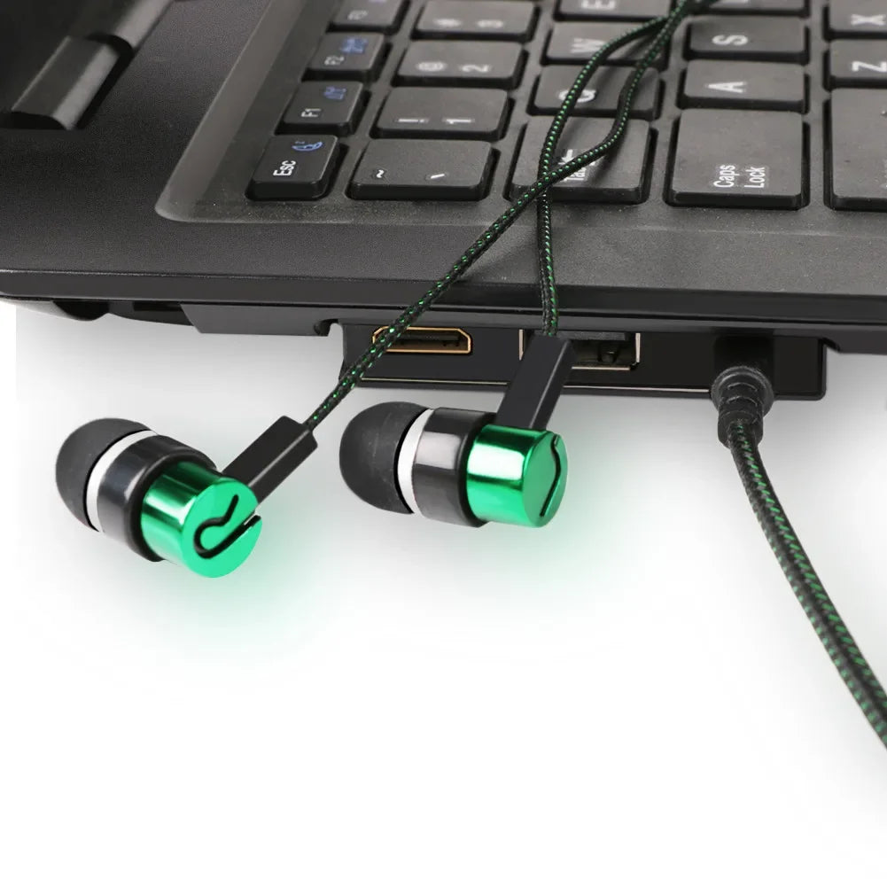 Universal Wired Earphone Noise Reduction In-Ear Stereo Earphones Noodles Style Sport Headset For Samsung Huawei Headphones Oasis Select