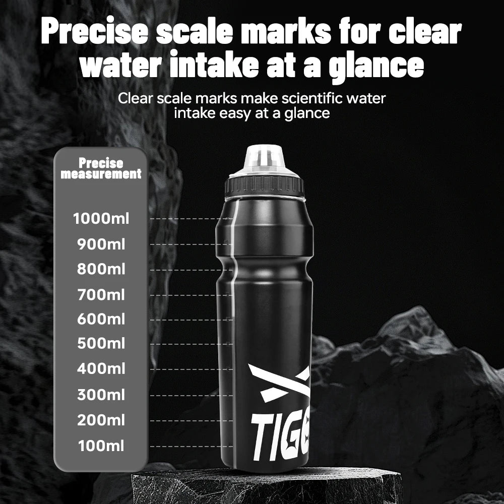 X-TIGER Cycling Water Bottle 1000ML Large Capacity Outdoor Sports Camping Hiking PortableTest MTB Road Bike Bicycle Water Kettle Oasis Select