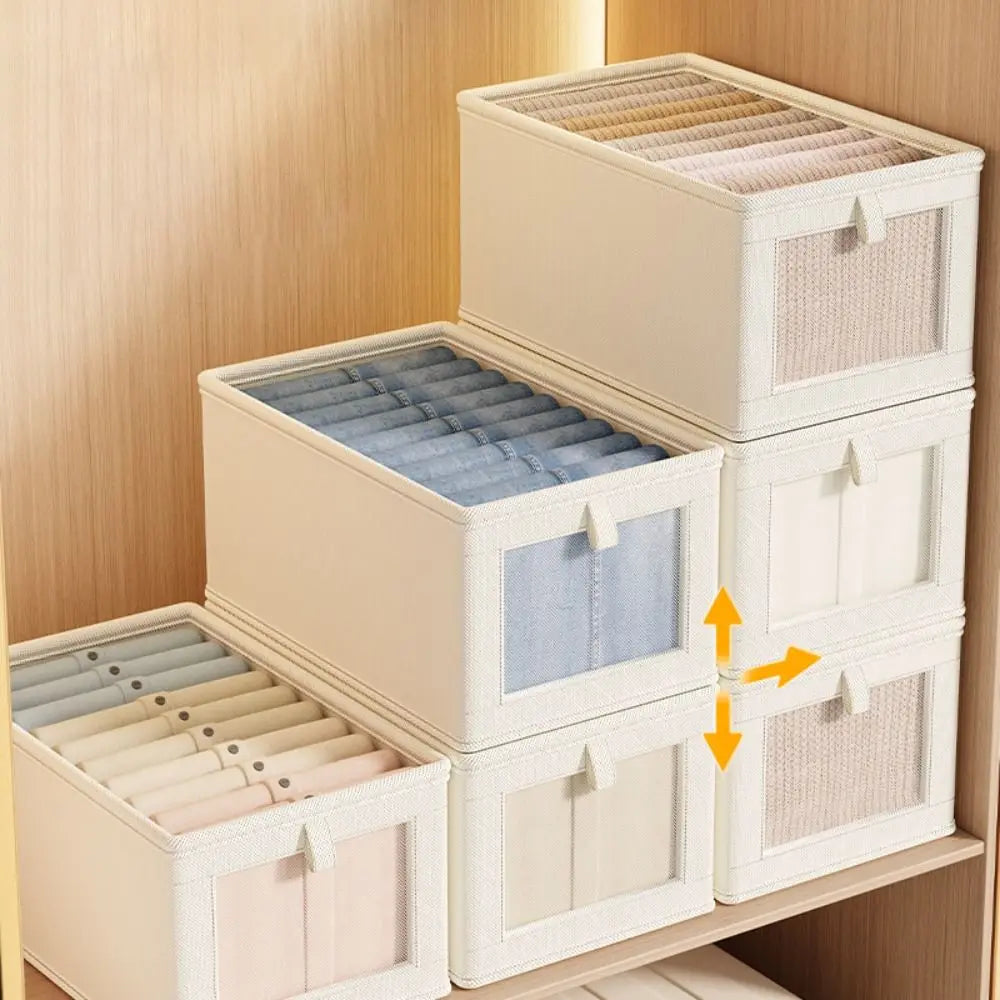Dustproof Clothes Storage Box with Lid – 3 Sizes | Organizer
