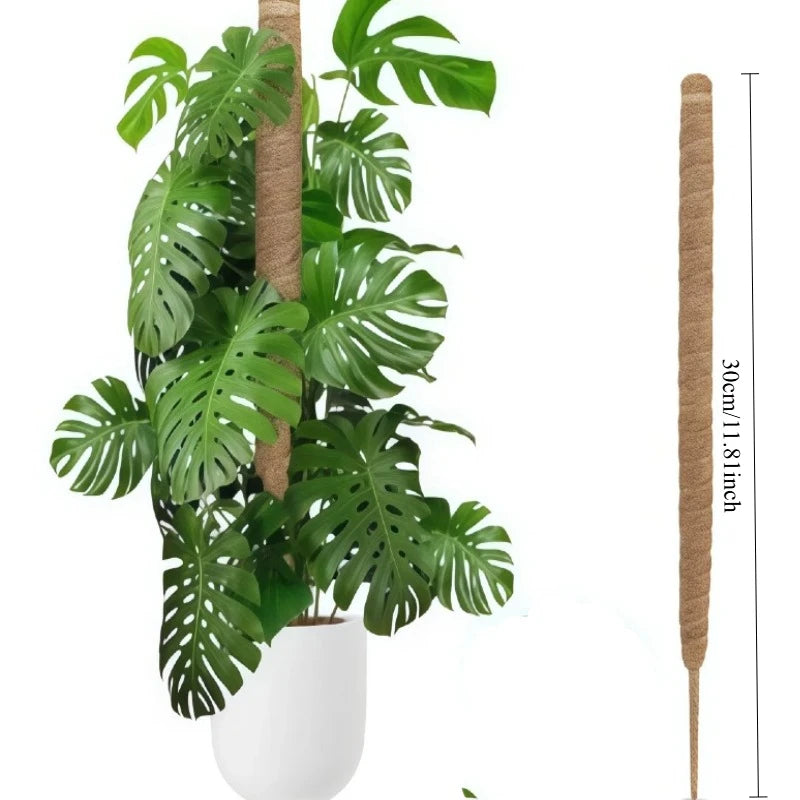 Plant Monstera Support Bendable Moss Pole for Plants Coconut Palm Fiber Monstera Handmade Coco Climbing DIY Garden Accessories Oasis Select Bendable 30CM