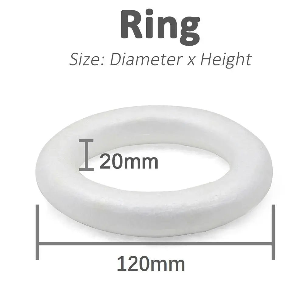 DIY Party Wedding Foam Ring Round Craft Material Donuts Mould Oasis Select 12cm