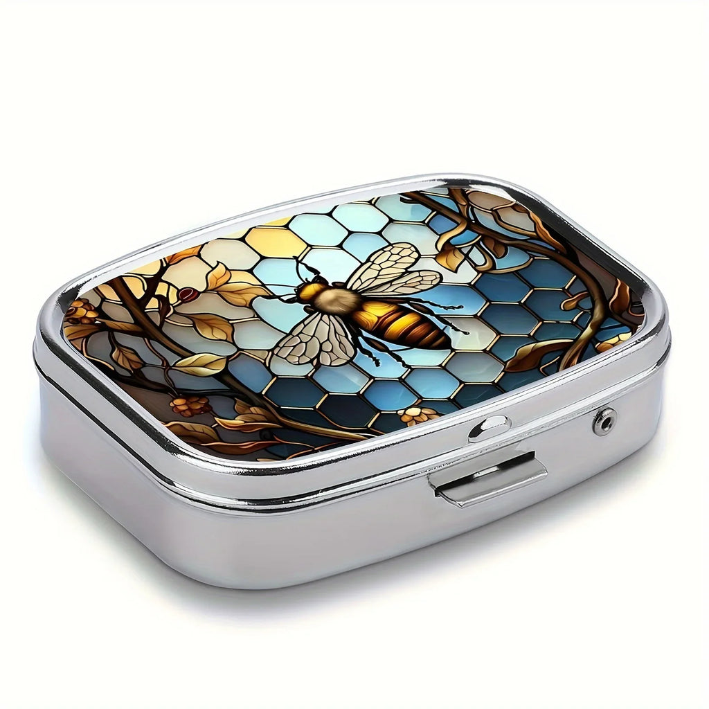 Travel Cases Lovely Colored Medicine Metal Jwelery Organizers Household Holder Iron Cabinet Small pill container Oasis Select