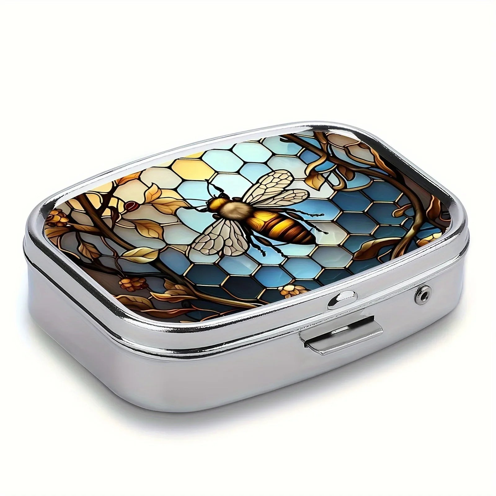Travel Cases Lovely Colored Medicine Metal Jwelery Organizers Household Holder Iron Cabinet Small pill container Oasis Select