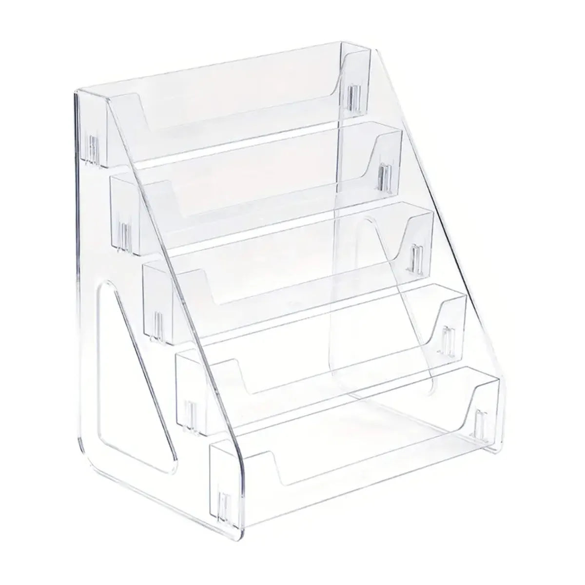 3/5-layer CD rack, album display rack, transparent storage rack for records, and tapes, multifunctional counter display rack Oasis Select 5-layer CD rack