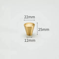 Modern Simple Solid Brass Cabinet Knobs Furniture Wardrobe Handle Kitchen Copper Pulls Doorknob Oasis Select 9