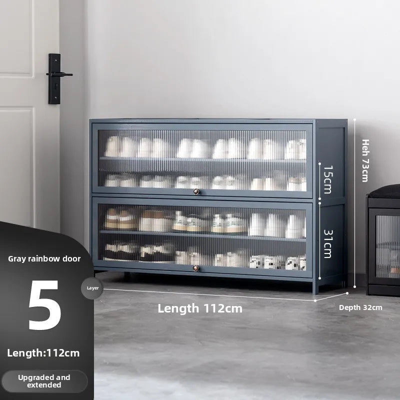 Shoe cabinet door, household door, shoe rack, multi-layer simple and large-capacity storage, indoor entry, dormitory Oasis Select Fifth floor 112