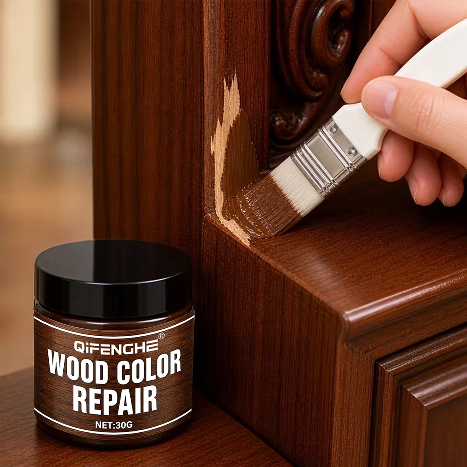 Wood Color Repair Paste – 30g Furniture Scratch Repair Cream