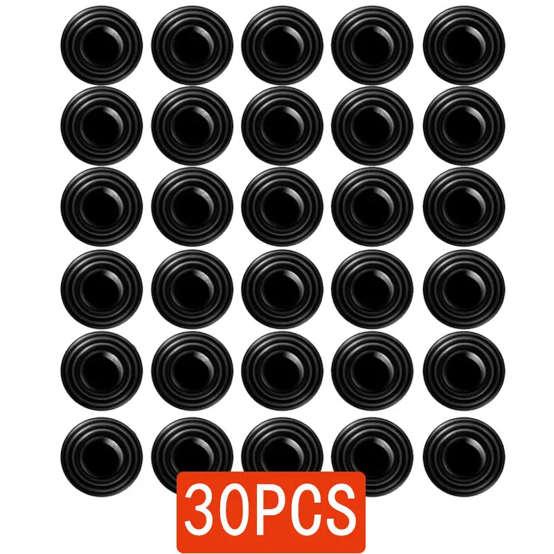 5-30PCs Car Door Pads Shock-Absorbing And Silent Mat Anti-Collision Silicone Door Protector Stickers Buffer Gasket Accessory Oasis Select 30pcs without logo