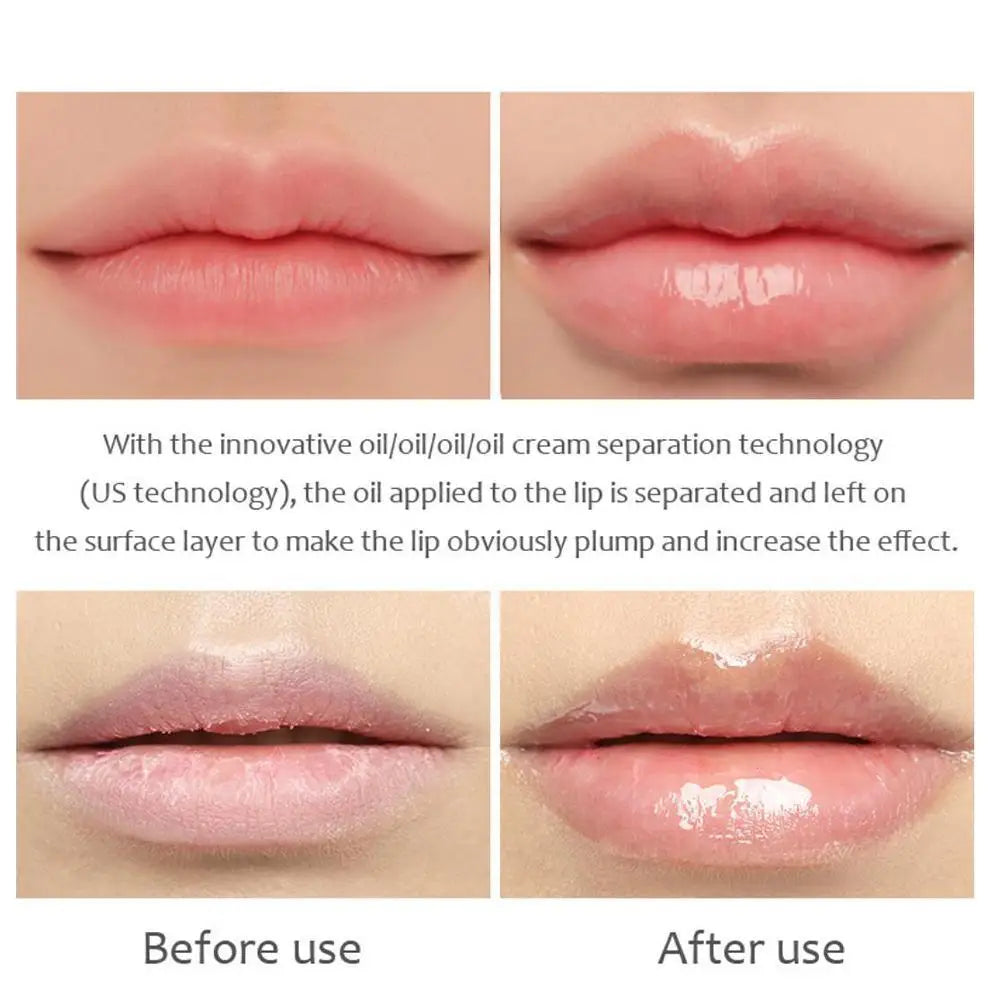 Clear Lip Plumping Gloss & Oil – Moisturizing, Long-Lasting Lip Plumping Gloss Oasis Select