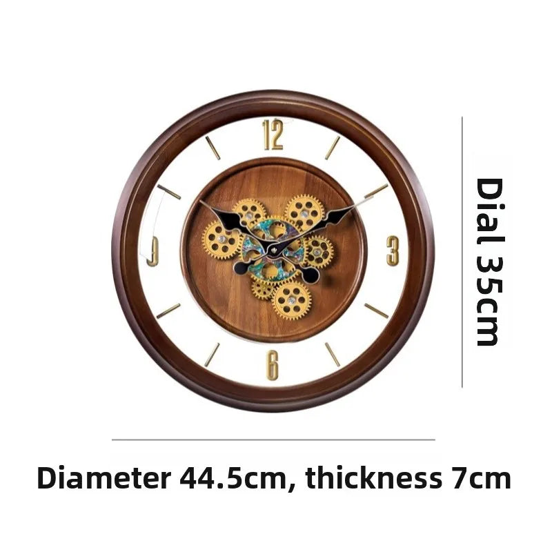 Premium Wall Clock Living Room Home Creative Art Clock Light Luxury Atmospheric Silent Home Living Room Clocks Wall Home Decor Oasis Select 1pc