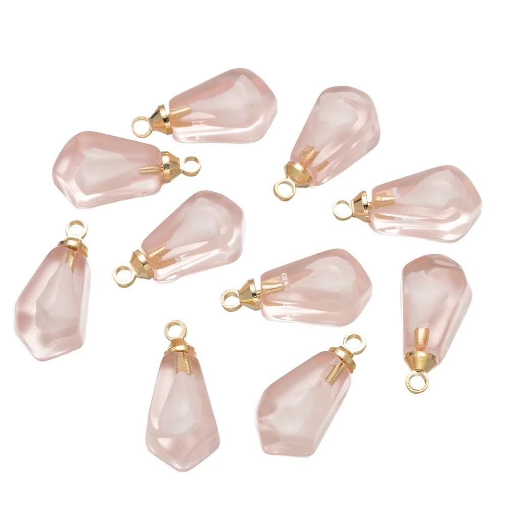 10pcs Red Pink Pomegranate Seed Resin Charm Pendants for DIY Necklace Earrings Bracelet Jewelry Making Oasis Select Pink