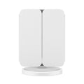 LED Tri-Fold Desktop Vanity Mirror | Touch Sensor Makeup Mirror
