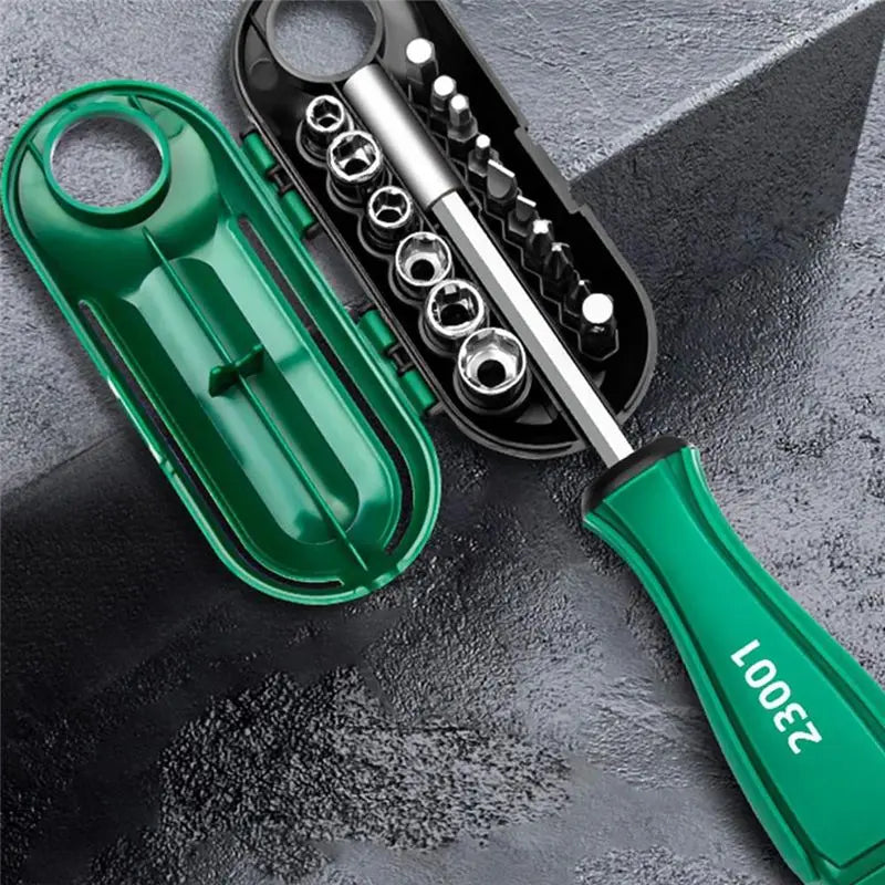 LIKE WISH Portable Screwdriver Set Portable Multi-Purpose Screwdriver High-Strength Screwdriver Nut Driver For Daily Repair Oasis Select