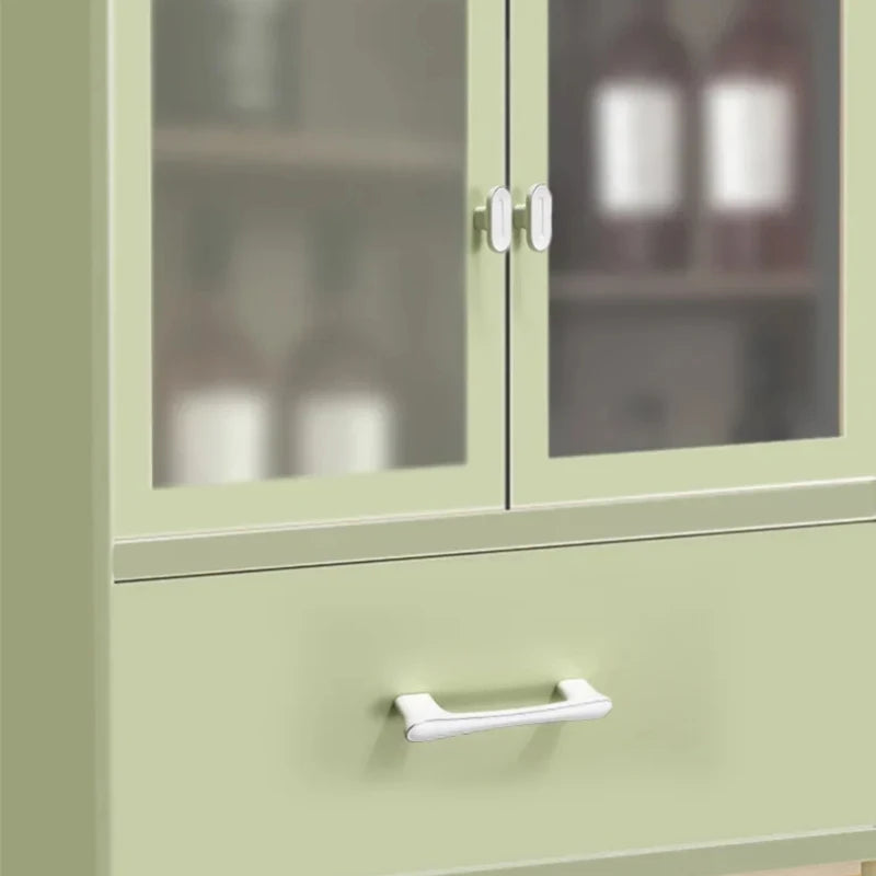 Aluminum Alloy Wardrobe Drawer Door Handles Kitchen Drawer Dresser Furniture Knobs Hardware Modern Simple White Cabinet Handle Oasis Select