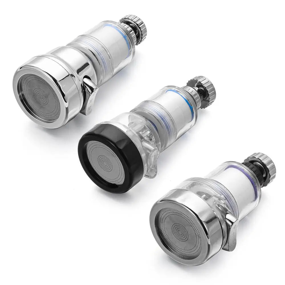 3 Modes Water-saving Tap Filter Head Diffuser Purify Conn Adjustable Faucet Nozzle Kitchen 360° Rotation Swivel Sprayer Aerator Oasis Select