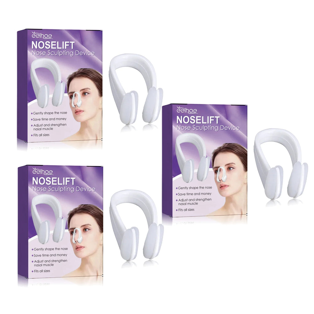 Nose Beauty Clip Silicone Massager EMS Vibration Facial Contour Tool Gentle Lifting Shaper Daily Face Care Bridge Device Oasis Select 3pcs