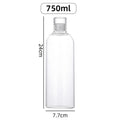 300-1000ML Glass Water Bottle Large Capacity Multi-function Creative Simple Milk Cup Portable Transparent Outdoor Sports Bottle Oasis Select 750ml 300ML-1000ML