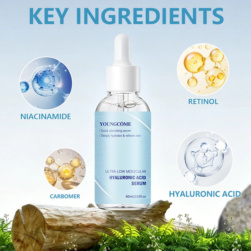YOUNGCOME Hyaluronic Acid Serum | Deep Hydration 40/60ml