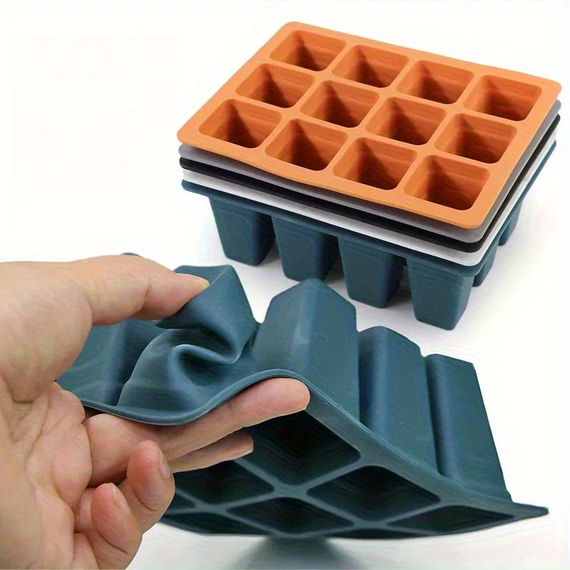 9 Plaid Pattern Square Silicone Seed Germination Tray with Drainage Holes Greenhouse Seedling Container Plant Pot Oasis Select