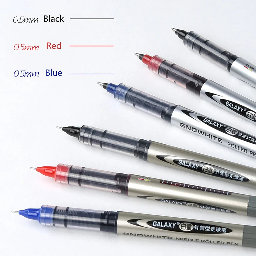 Fine Nib Gel Pen Student School Office Stationery 0.28mm/0.38m/0.5mm Fine Nib Gel Pen Big Ink Capacity Ballpoint Pen Drawing Pen Oasis Select