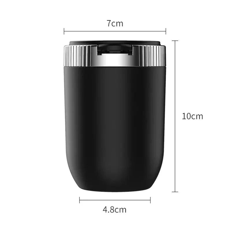 Car Ashtray Creative Personality Car Ashtray with Lid LED Light Dual Use in Car and Home Ashtray Oasis Select