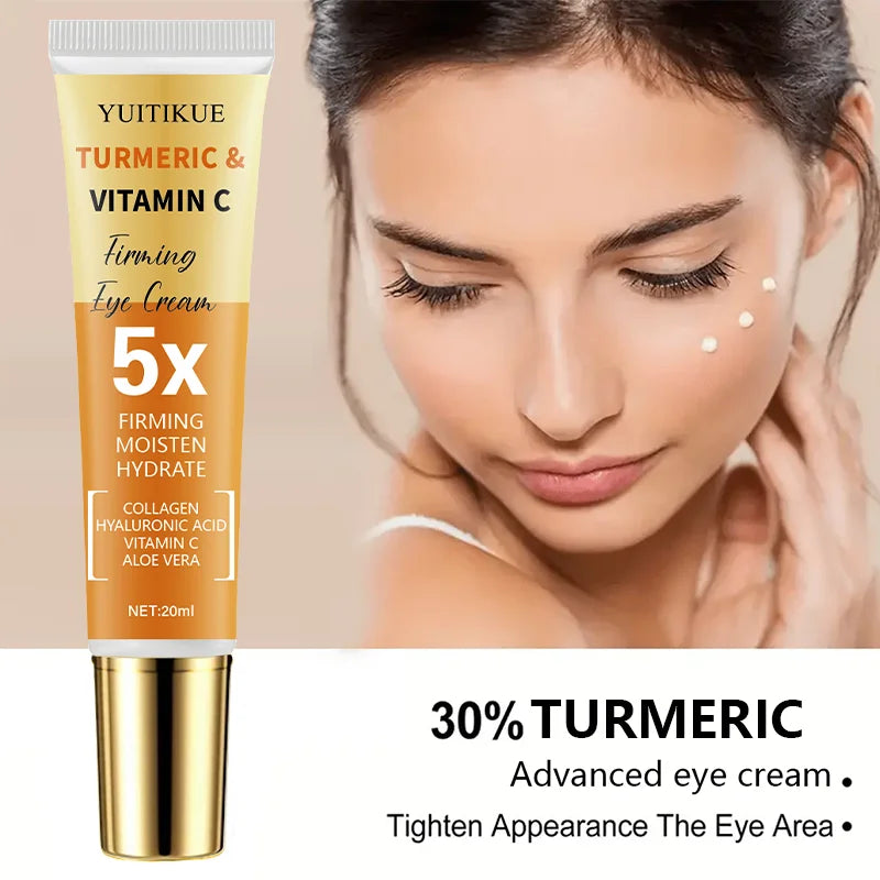 Turmeric Vitamin C Eye Cream – Dark Circles & Firming 20ml