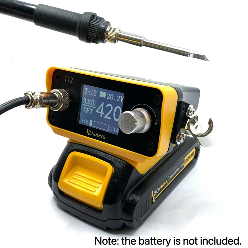 Cordless Soldering Iron Station For Dewalt 20V Max Li-Ion Battery DIY Electric Soldering Station For Repair Wire Welding Oasis Select