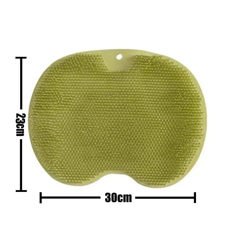 1pcs Lazy Back Rub Artifact Wall Rub Mud Bath Brush Rub Artifact Back Dont Ask for Help Bath Towel Painless Rub Foot Pad Oasis Select green pad