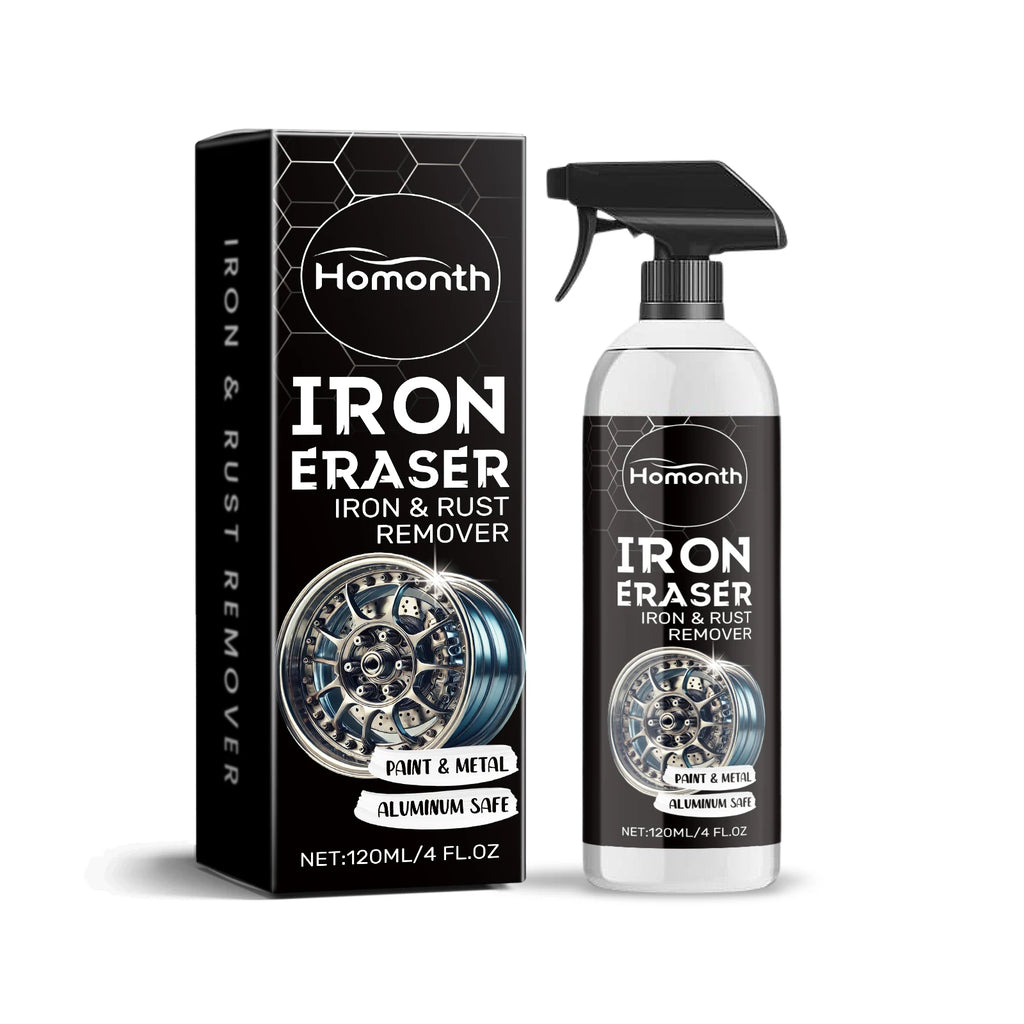 Homonth Multi-Purpose Rust Remover Spray Strong Elimination Of Rust And Iron Buildup Multi Stain Dissolving Car Cleaning Spray Oasis Select 120ml boxed