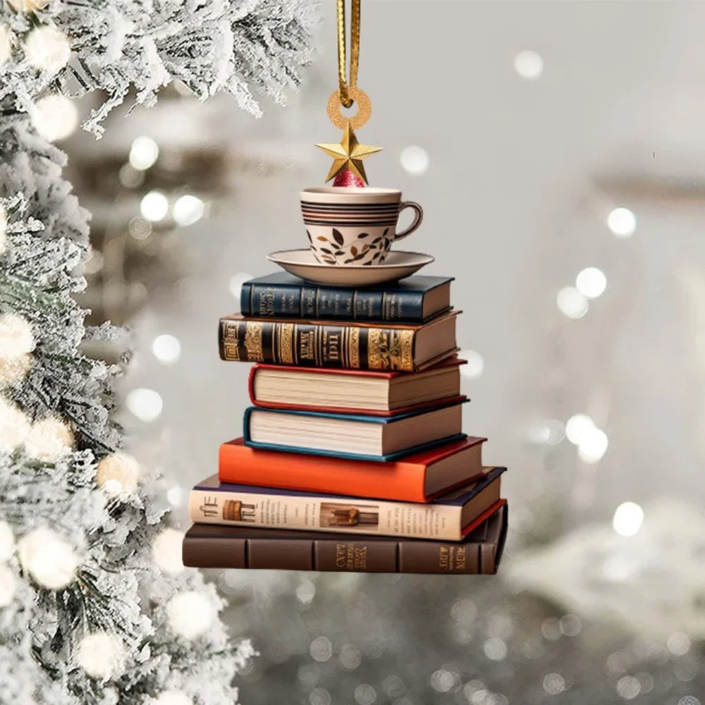2D Acrylic Christmas Tree Ornament Pendant | 2025 Xmas Decor