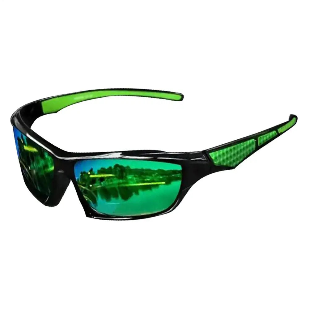 Polarized Sunglasses Men Comprehensive Protection Sun Glasses Comfortable Lightweight Frame Sport Eyeglasses for Driving Fishing Oasis Select Green