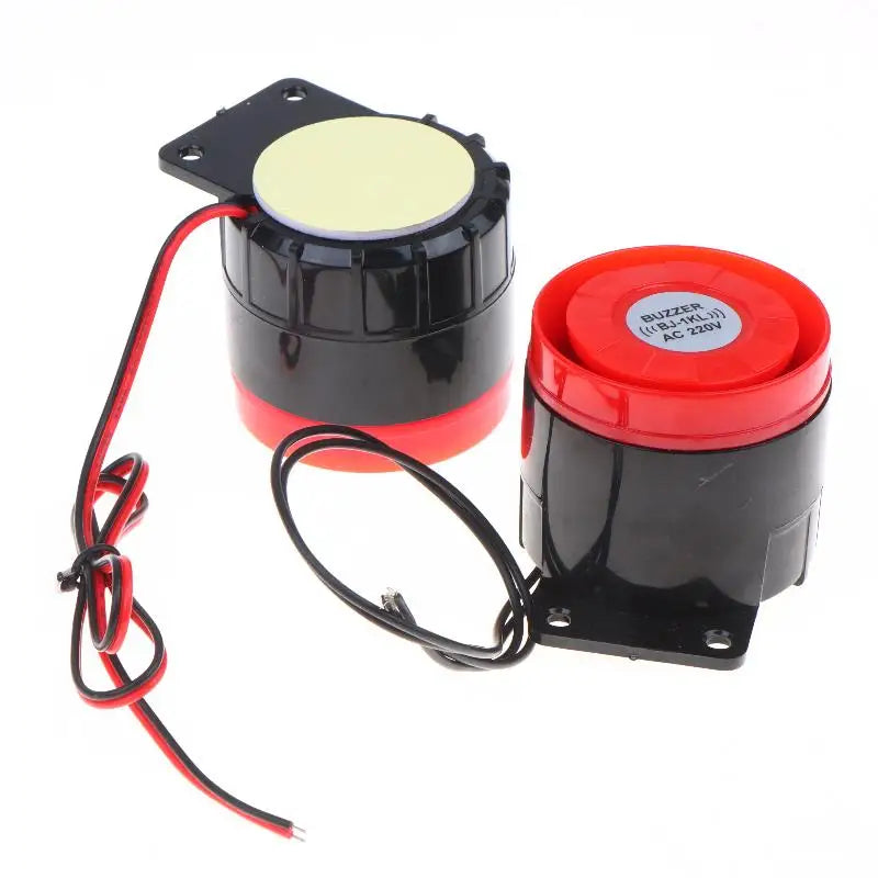 1Pcs High Decibel Sound And Light Alarm 12V 24V 220V Buzzer Anti-theft Audio Electronic Horn Waterproof Dustproof Oasis Select